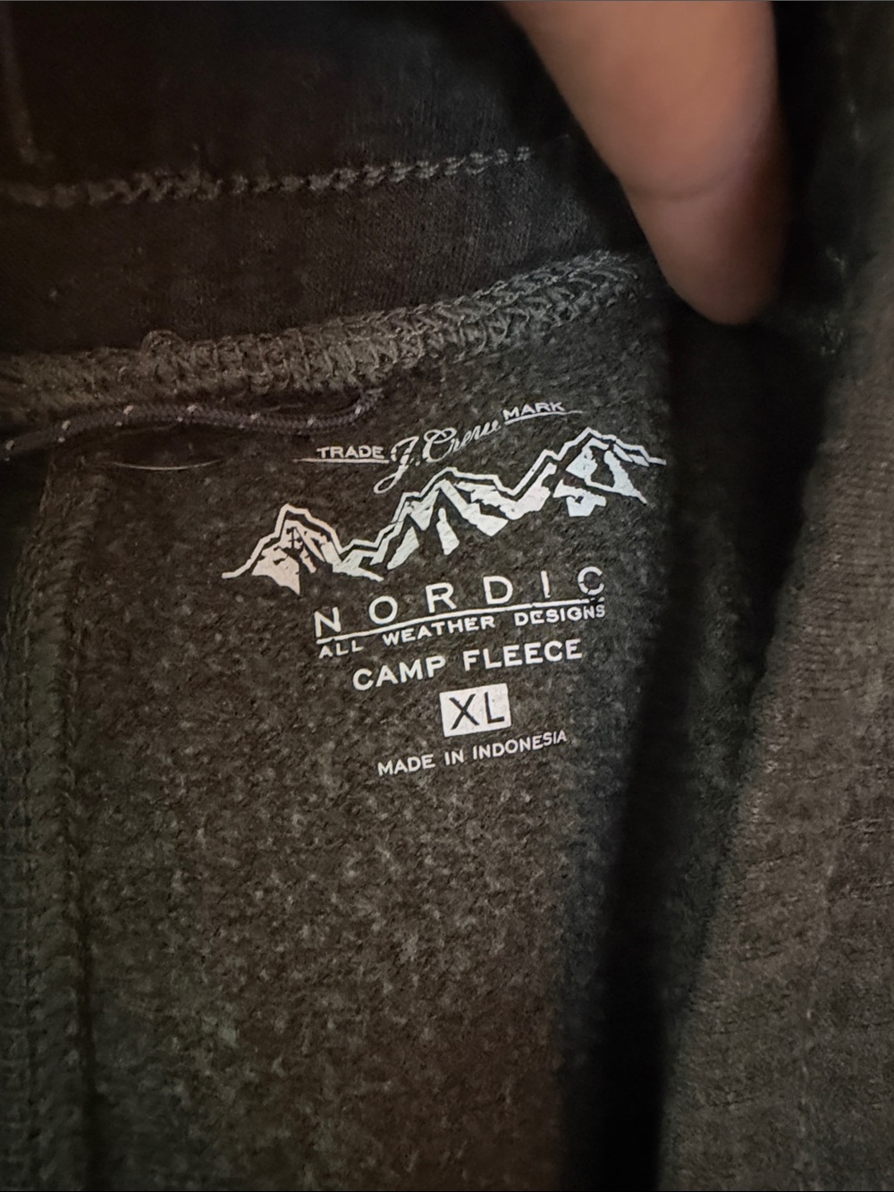 J. Crew Premium fleece sweat suit (2 pc. With XL pants) - Picture 3 of 6